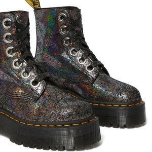 Dr. Martens Molly Gunmetal Crackle